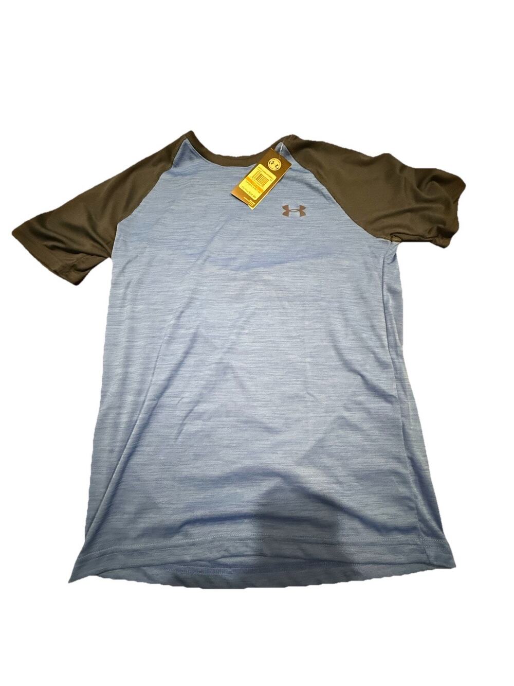 Under Armour Men’s Small Blue Black Performance Athletic T-Shirt NWT